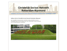 Tablet Screenshot of christelijksociaalnetwerk.nl